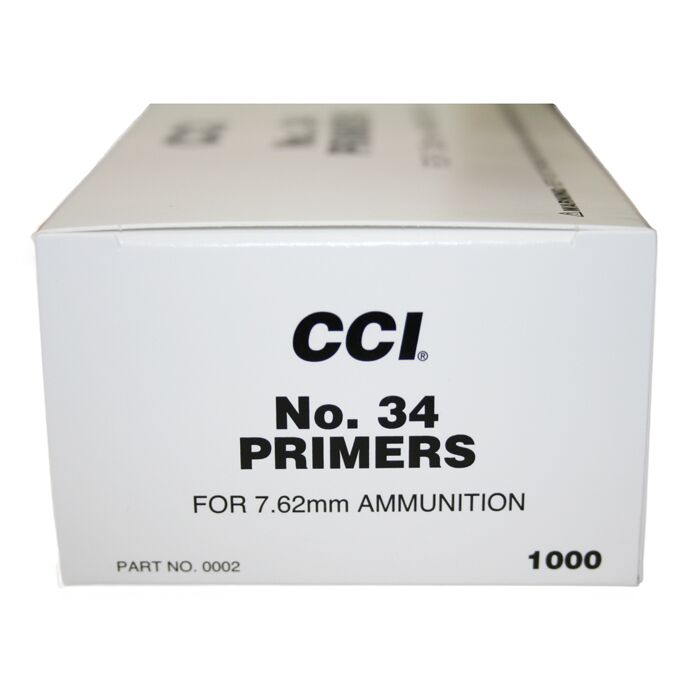 CCI Primers #34 Large Rifle Military - 1,000 #2 | Bruno Shooters Supply